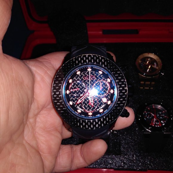 7 Invecta mens watches with case